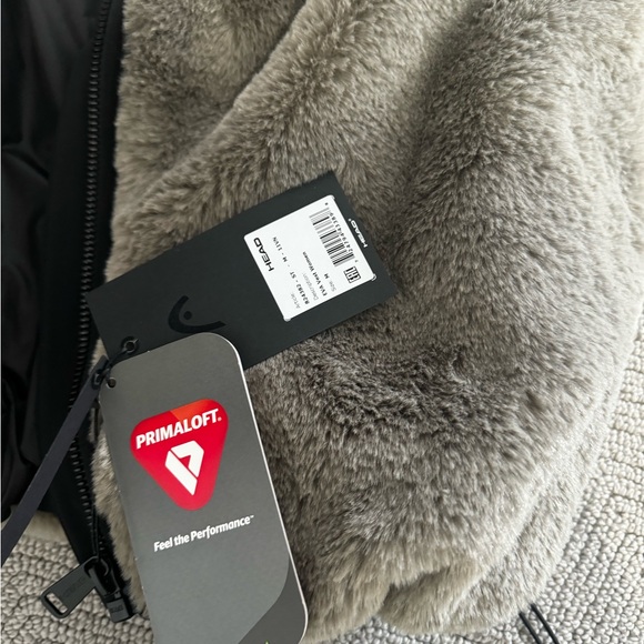 Lindsey Vonn Head Cozy Faux Fur Hooded Vest - Taupe - Picture 5 of 6